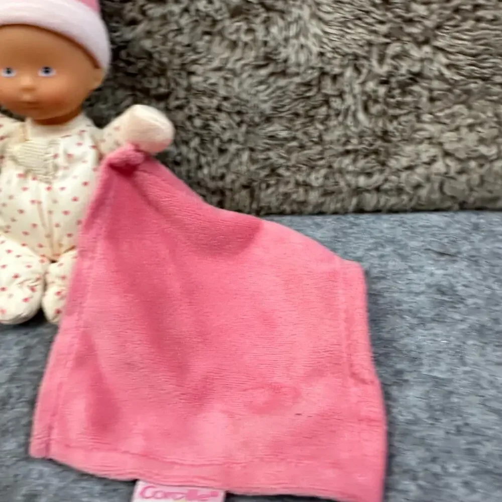 Corolle MiniReve Mini Reve Pink Heart Riviera Doll Blanket Mini